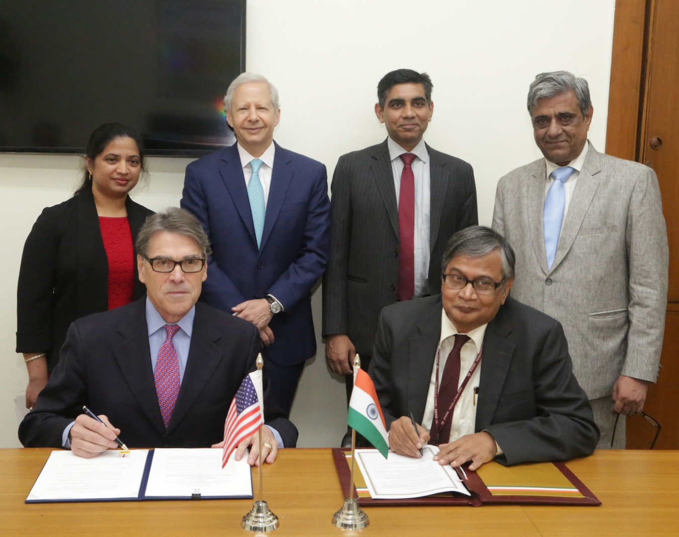 U.S. Department of Energy and Indian Department of Atomic Energy Sign